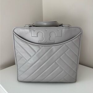 Gray Quilted Women's Bag